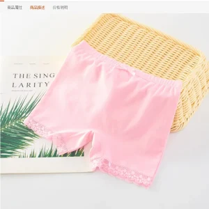 1pcs 2024 New Korean Style Cute Panties Kids Boxers Cotton Girls' Underwear For Ages 2-12 kids Clothes Girls Short Safety Short